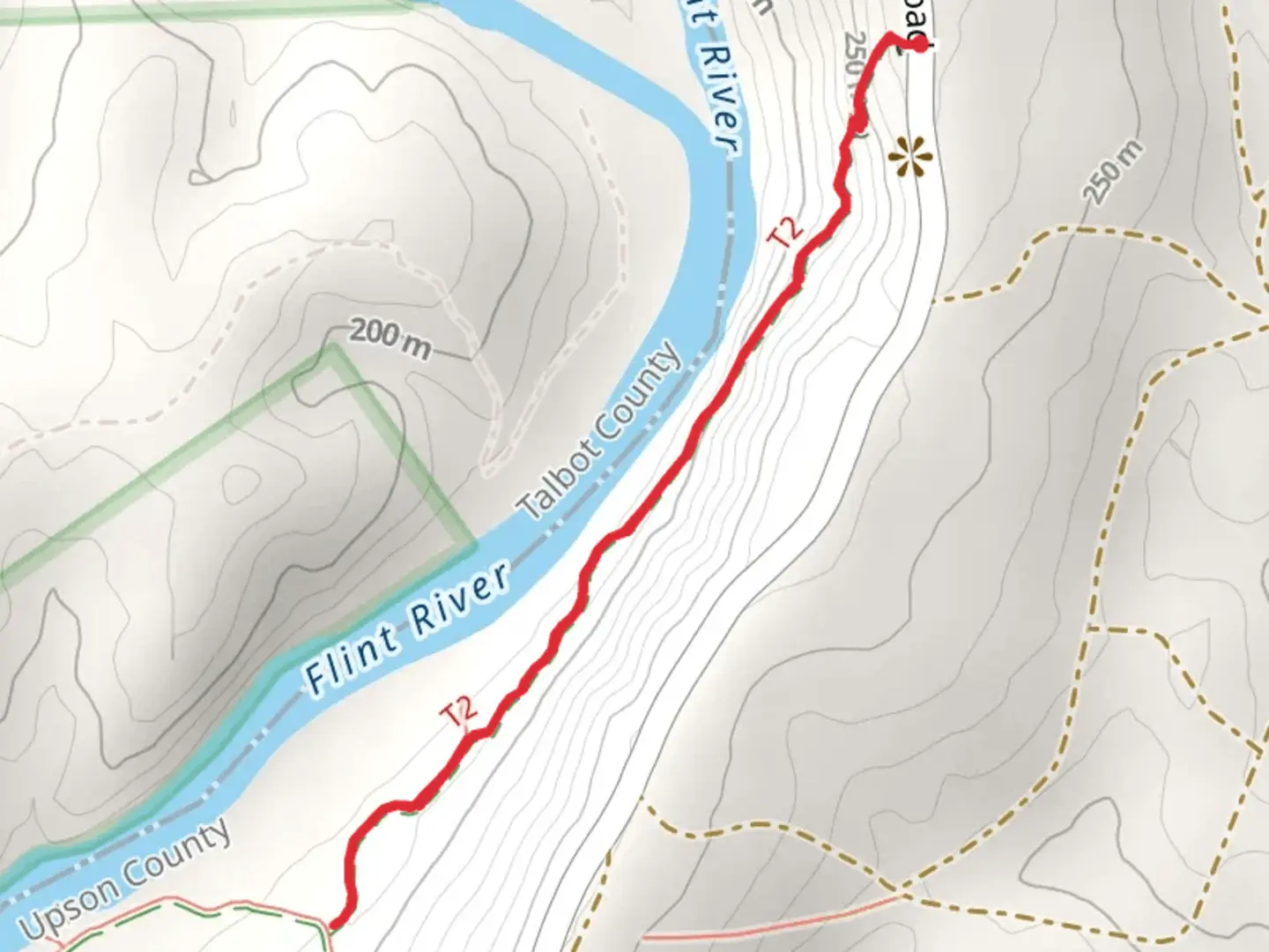 An image depicting the trail Ribbon Trail and its surrounding area.