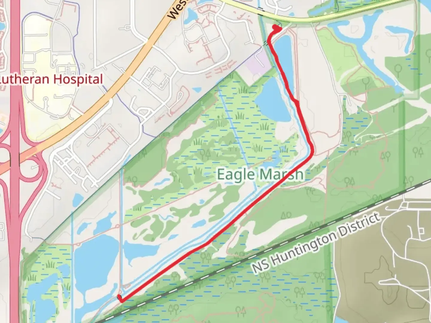 An image depicting the trail Towpath Trail and its surrounding area.