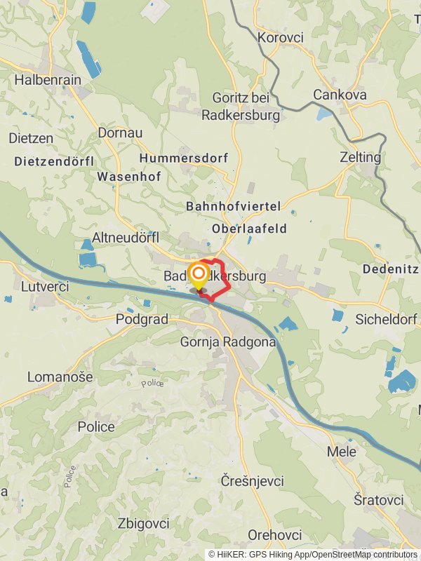 Festungsrundgang mobile static map