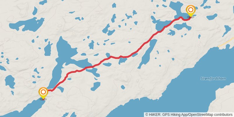 Arctic Circle Trail stage 2 Map