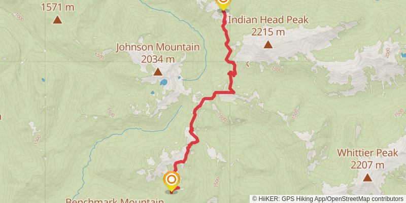Pacific Crest Trail - Washington stage 35 Map