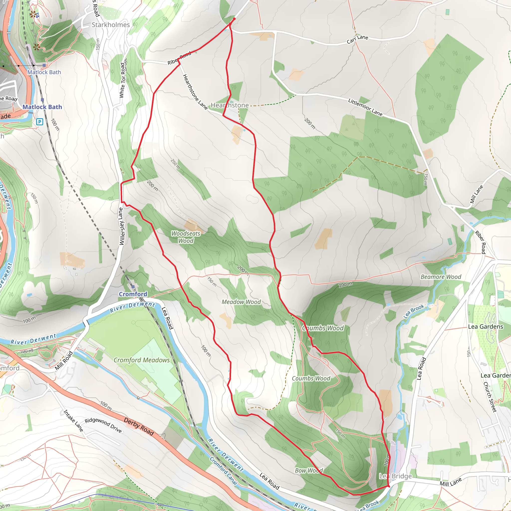 Riber - Bow Wood mobile static map