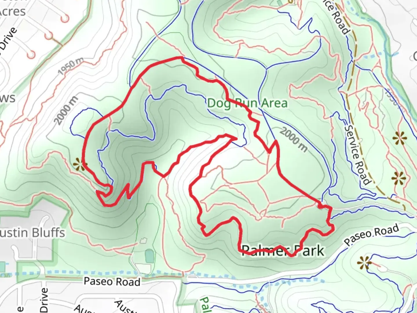 An image depicting the trail Mesa and Templeton Loop Trail and its surrounding area.