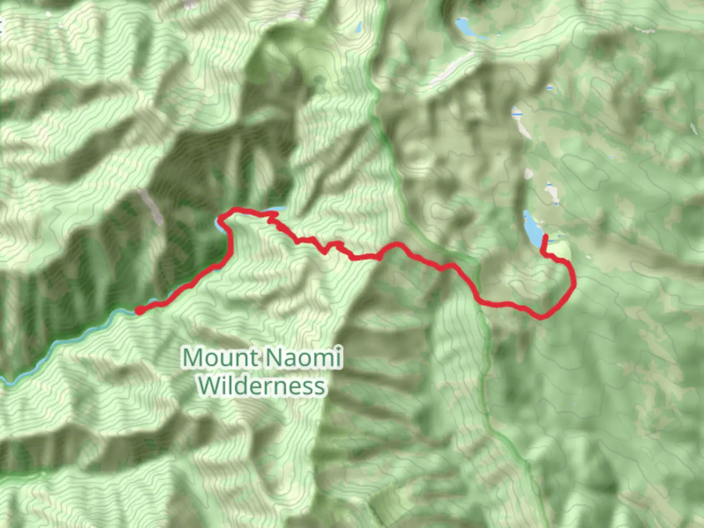 An image depicting the trail Smithfield Canyon Trail and Tony Grove Lake and its surrounding area.