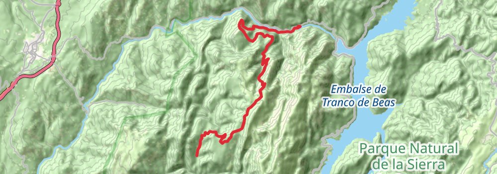 GR 247 Bosques del Sur - Andalucía stage 15 Map