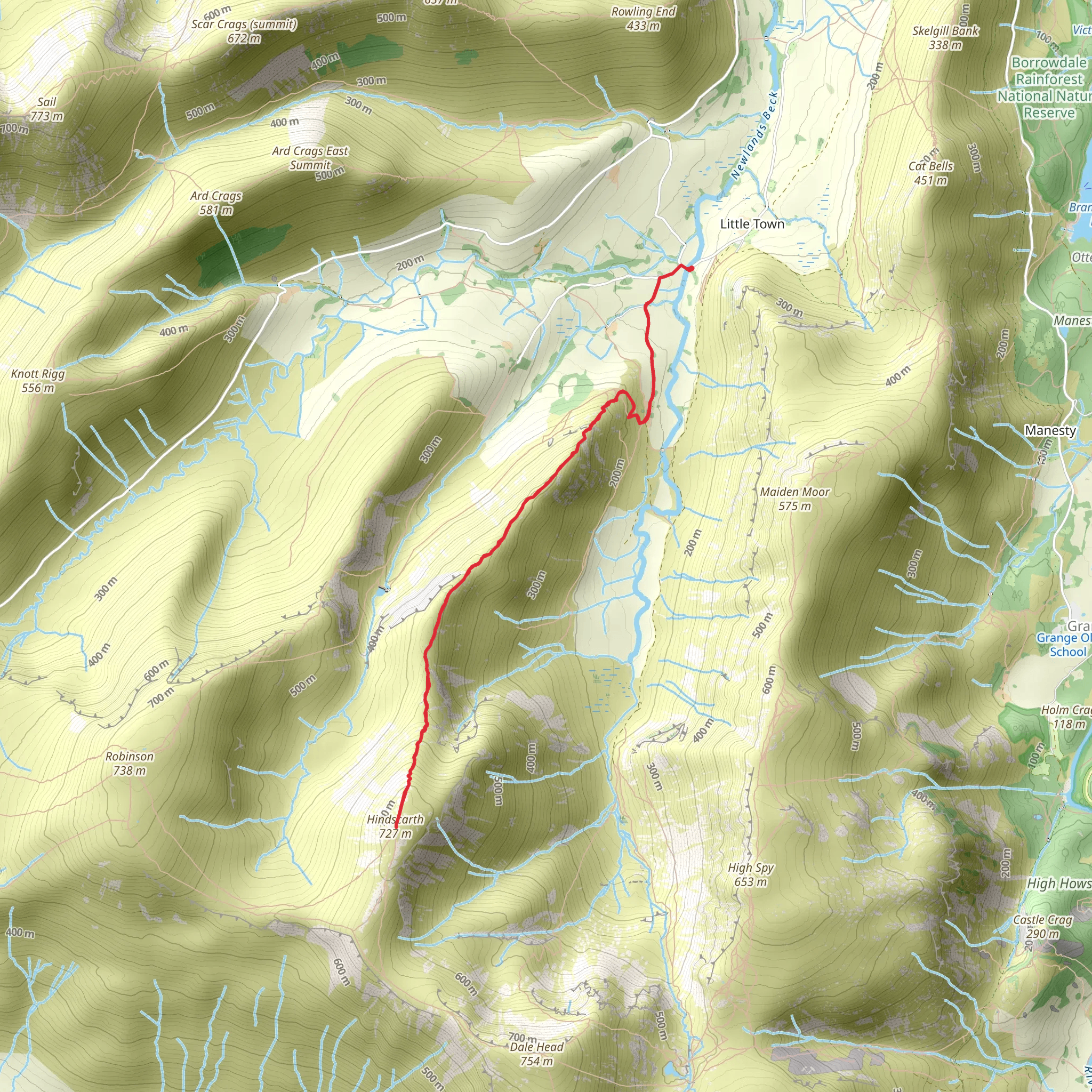Hindscarth mobile static map