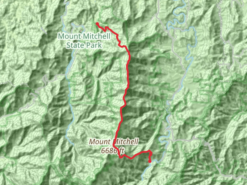 Black Mountain Crest and Mount Mitchell Trail