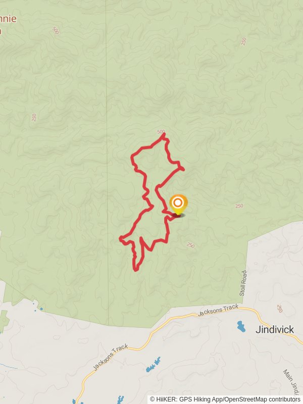 Labertouche South Hells Gate Trail mobile static map