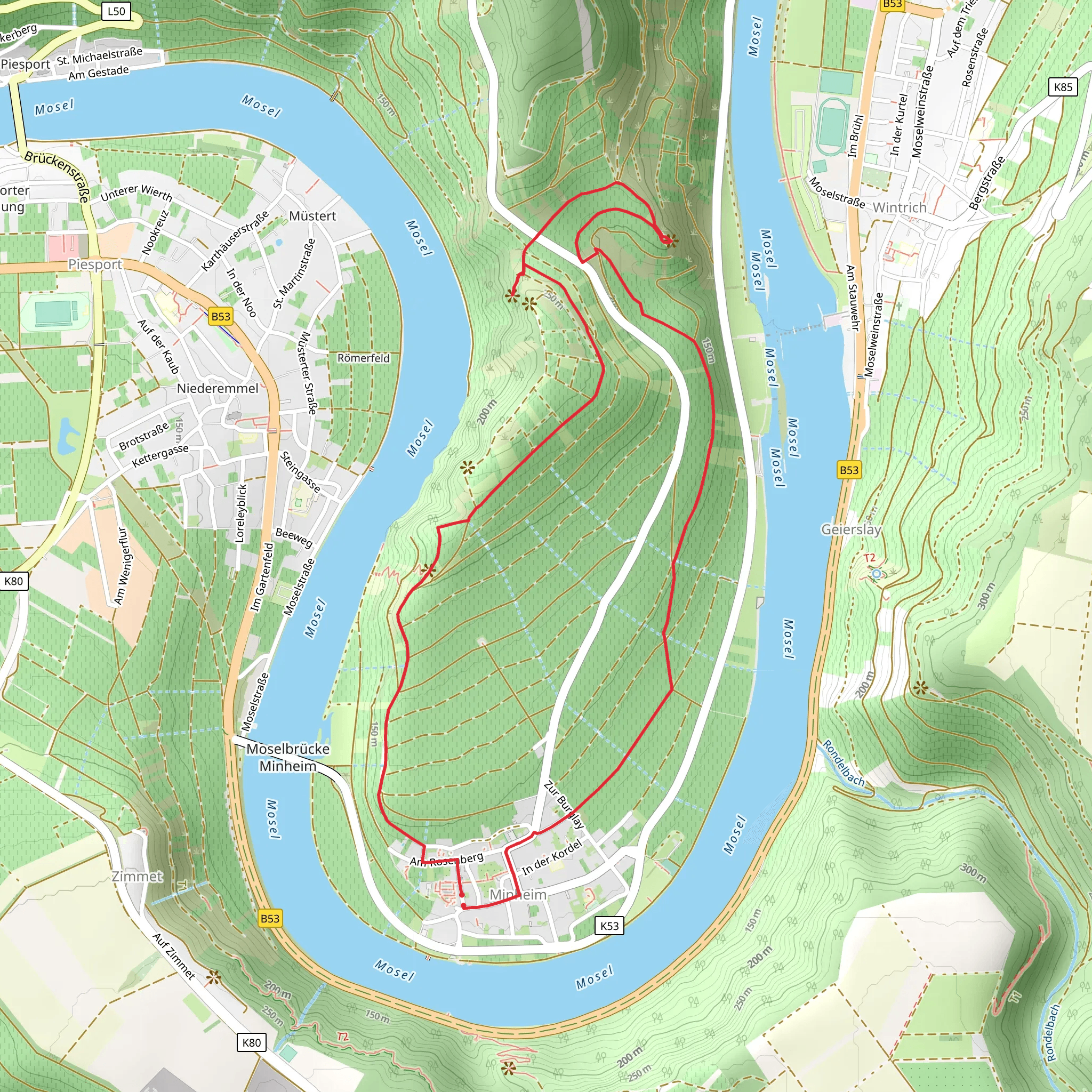 Sonneninsel Rundweg mobile static map