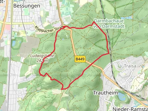 Darmstadt and Waldkunspfad