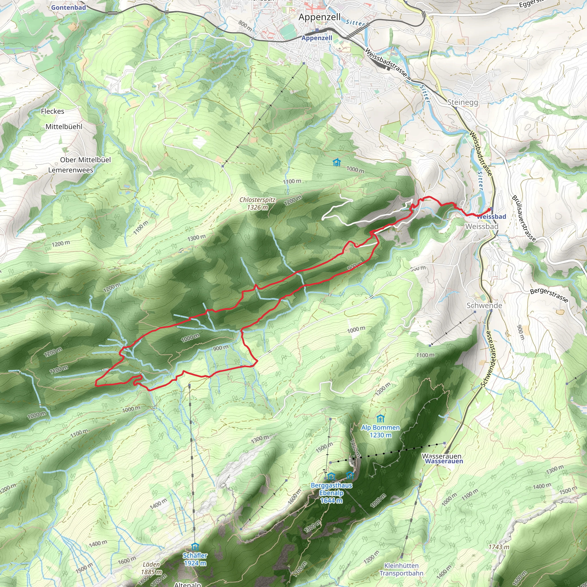 Abseits vom Alltag mobile static map