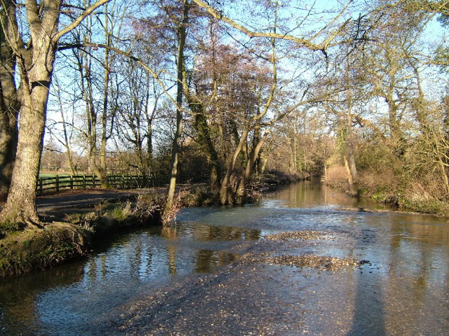 An image depicting the trail Leatherhead to Dorking Station Walk and its surrounding area.