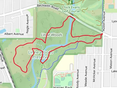 Linne Prairie and North Branch Tan Unpaved Loop Trail