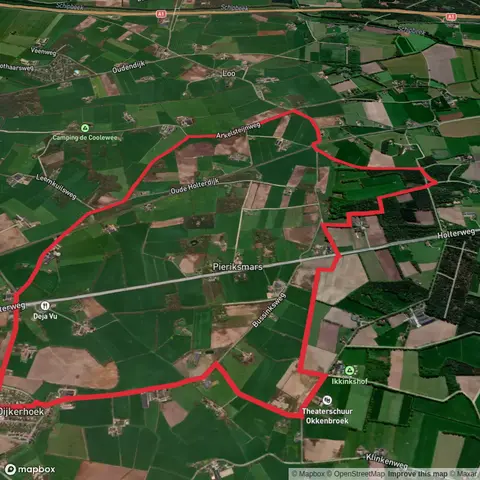 WNW Twente - Dijkerhoek Loop Route