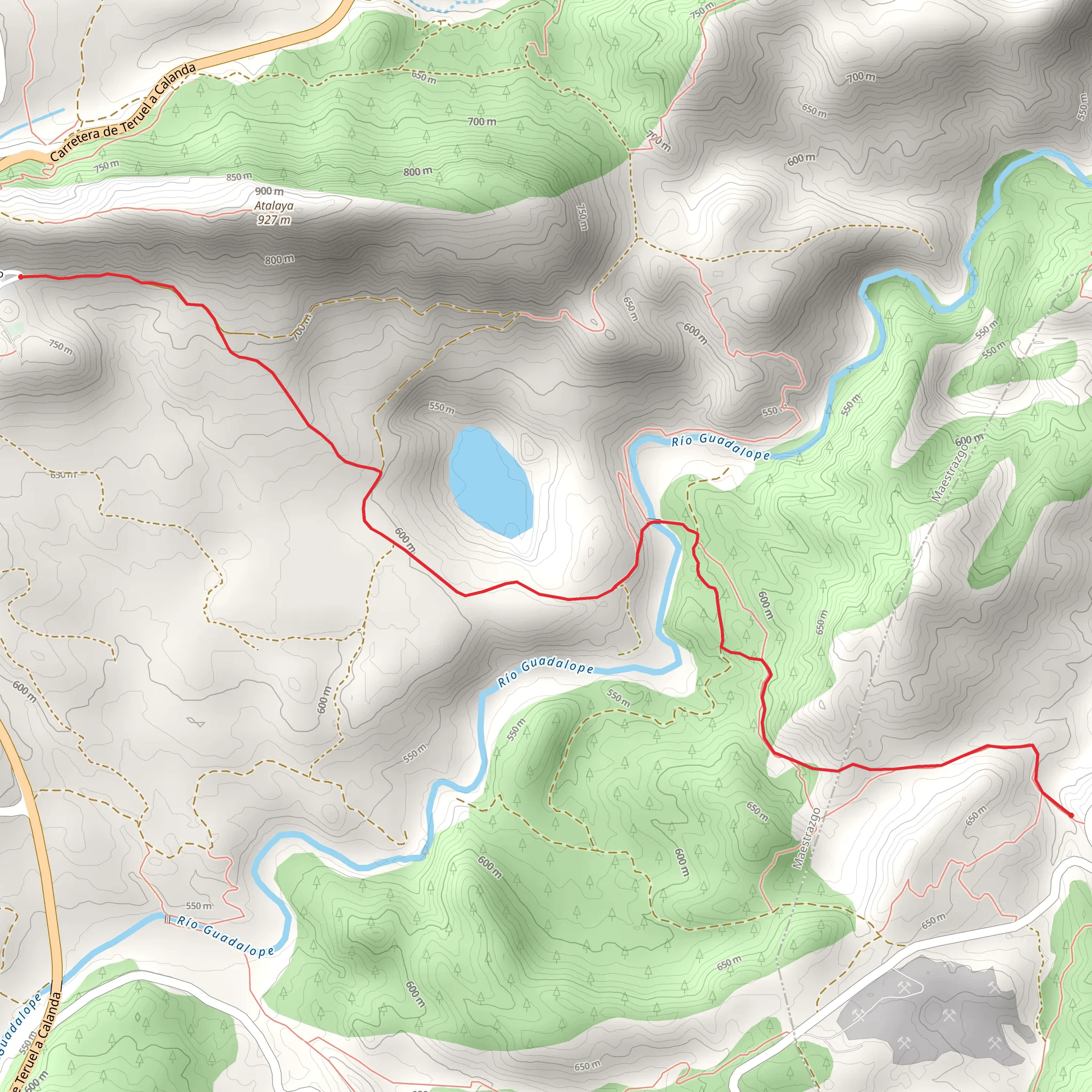 Castellote - Jaganta PR TE 050a mobile static map