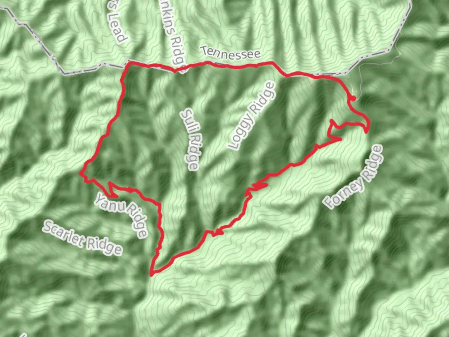 An image depicting the trail Mt Buckley, Welch Ridge and Jonas Creek Loop Trail and its surrounding area.