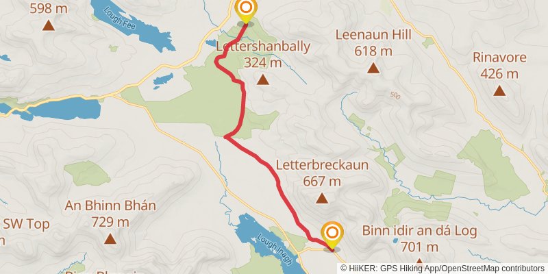 Western Way - Galway stage 3 Map