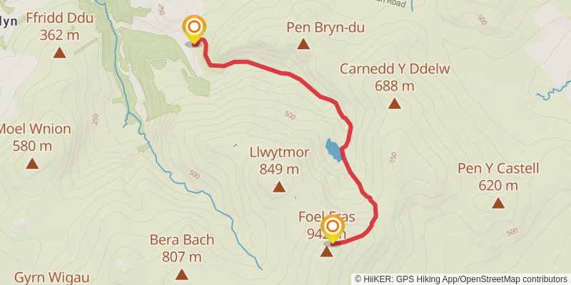 Welsh 3000s stage 4 Map