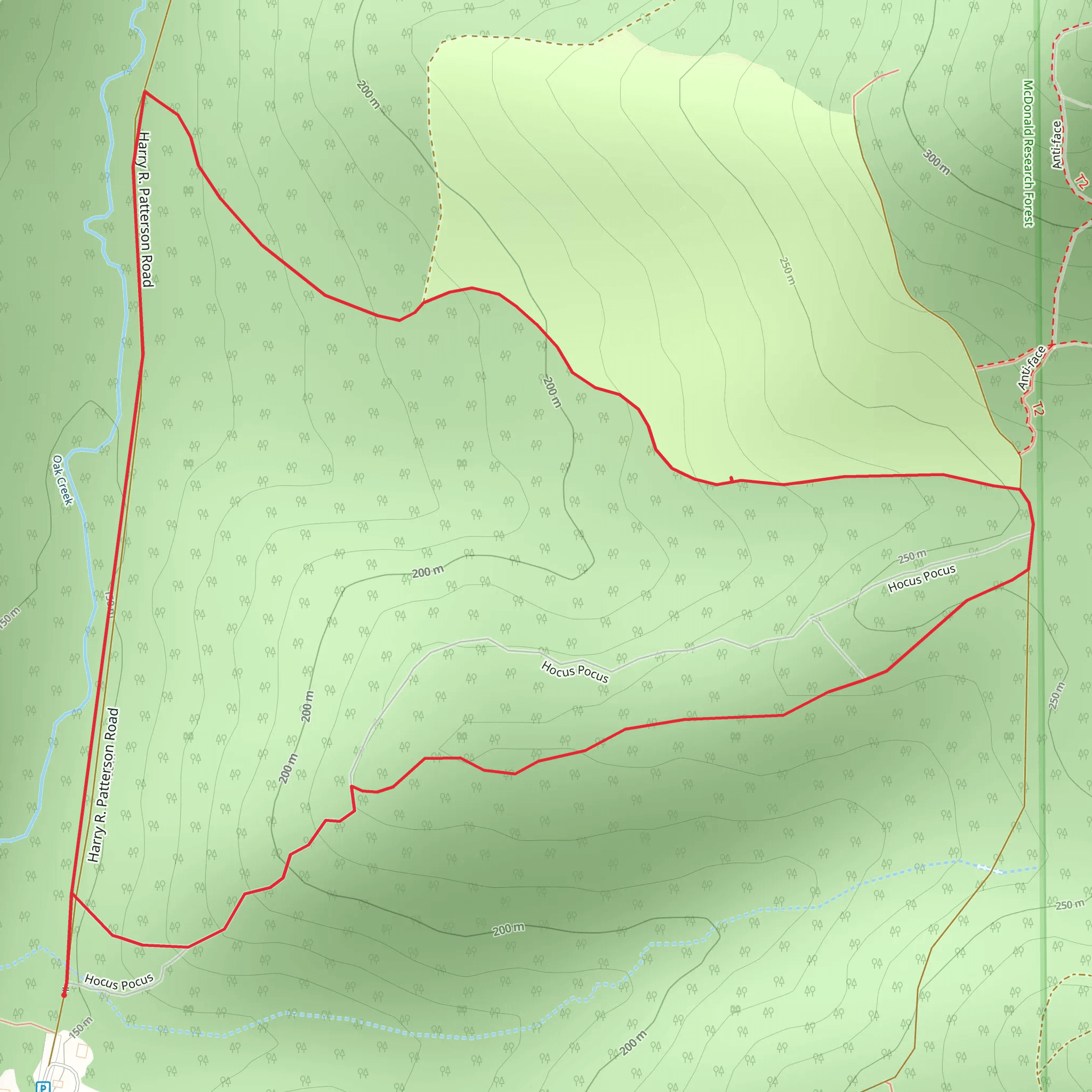 Harry R Patterson Road Loop - East mobile static map