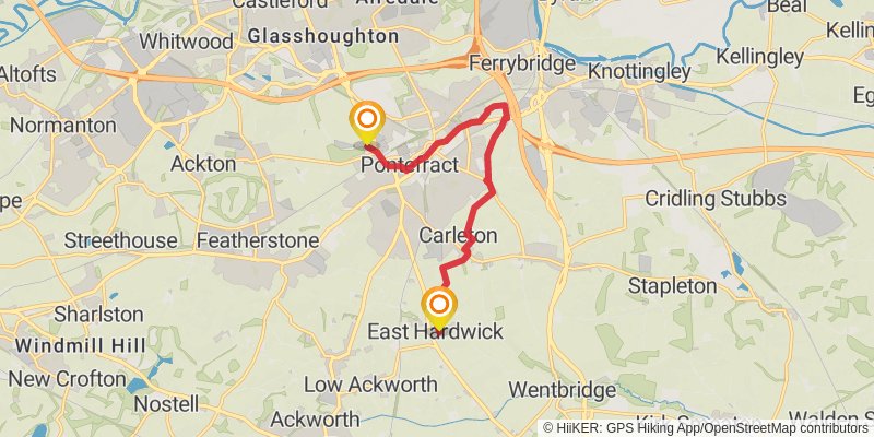 Wakefield Way stage 7 Map