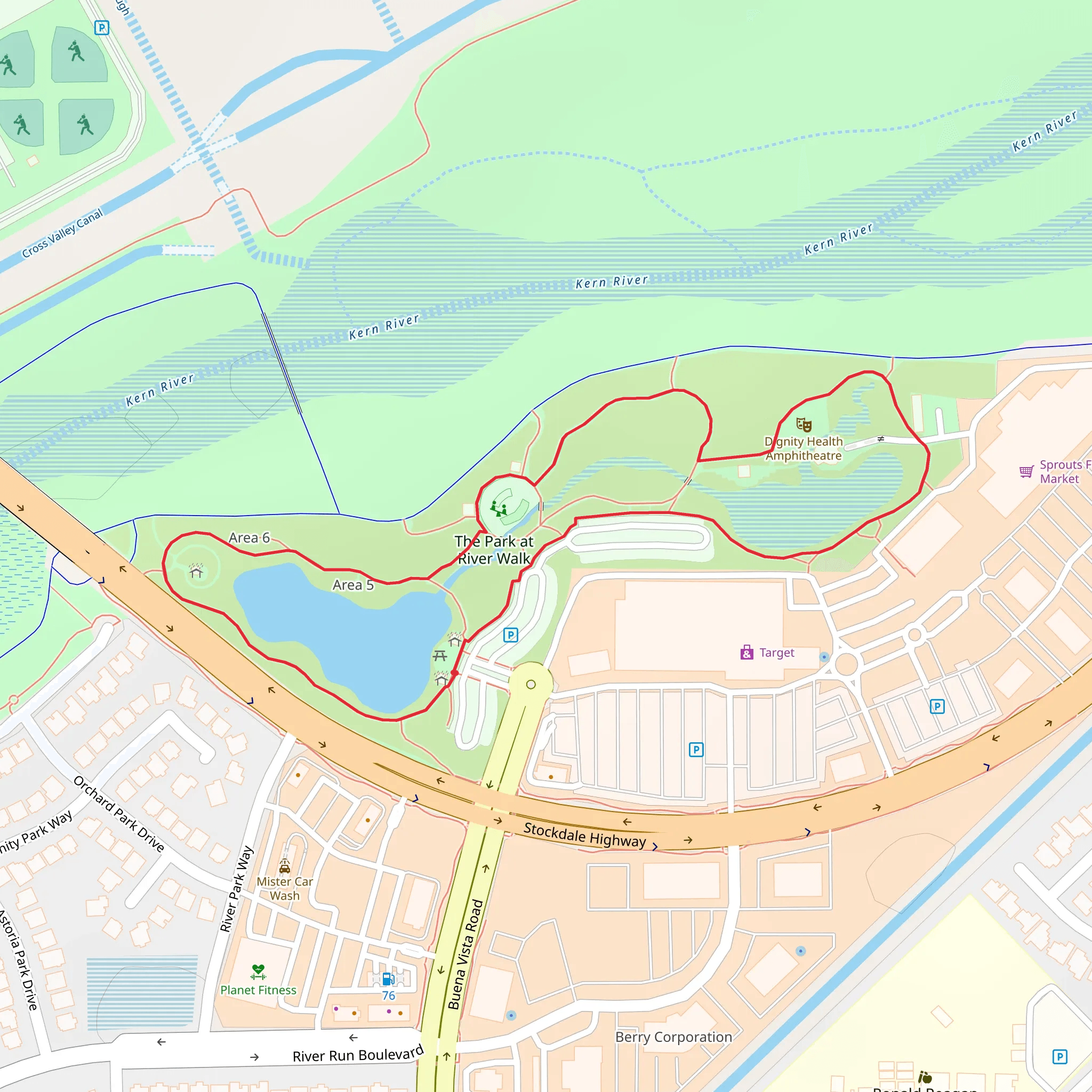 The Park at River Walk mobile static map