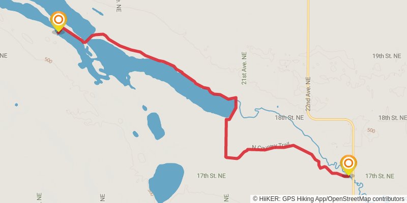 North Country Trail stage 8 Map