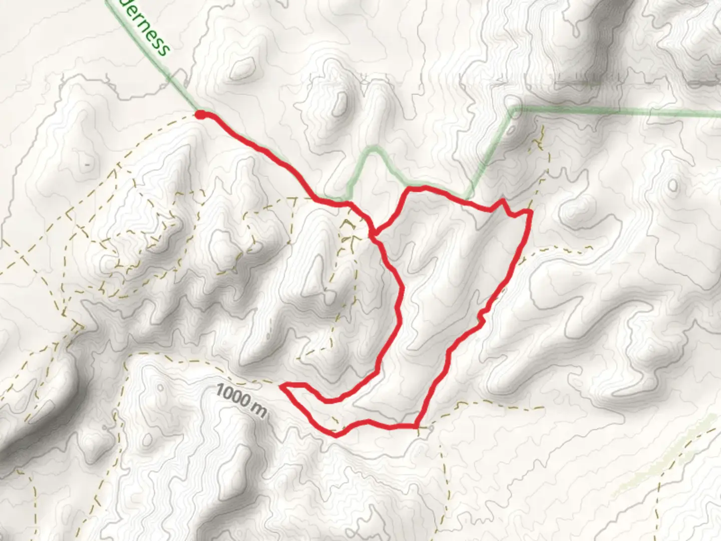 An image depicting the trail Jon and Jennis Shack Campground Loop and its surrounding area.