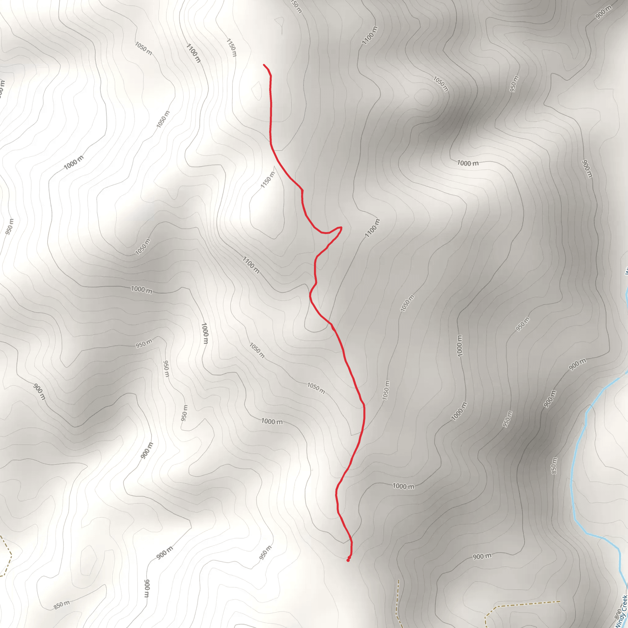 Panther Lake Trail mobile static map