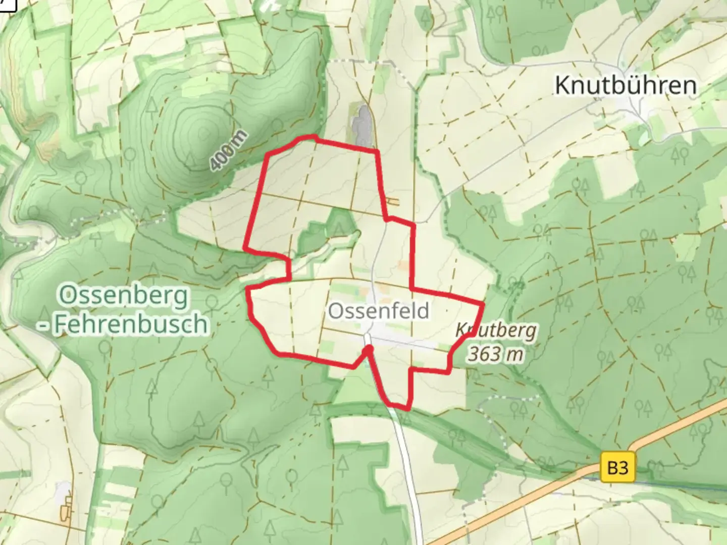 An image depicting the trail Rundwanderweg Dransfeld 10 and its surrounding area.