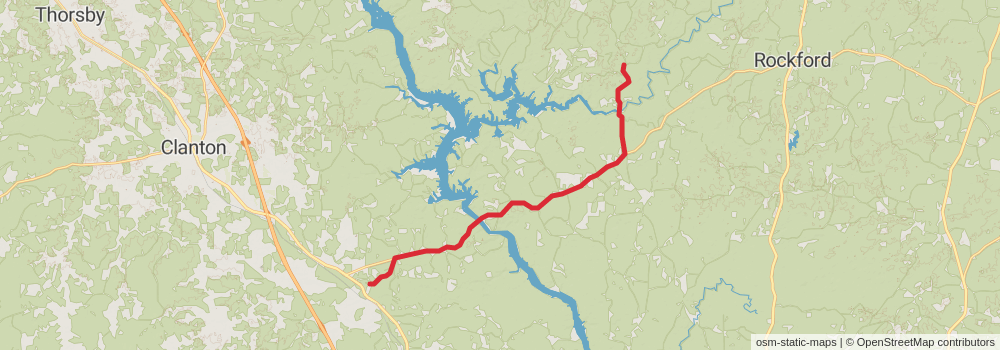 American Perimeter Trail - The South Primary stage 66 Map