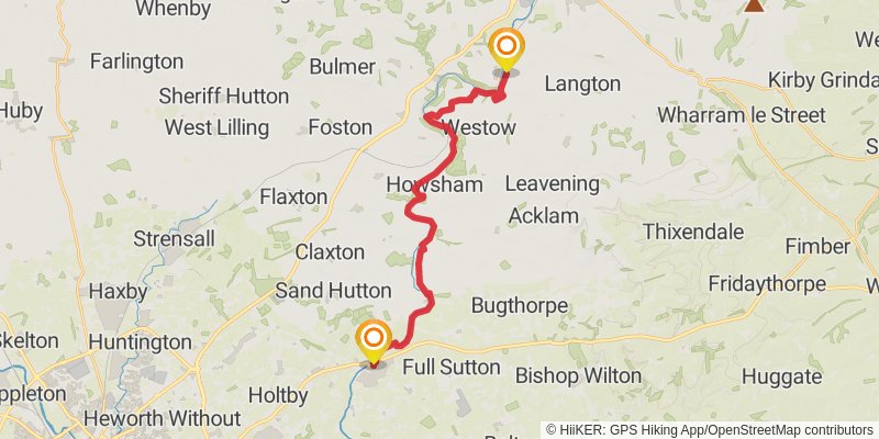 White Rose Way stage 5 Map