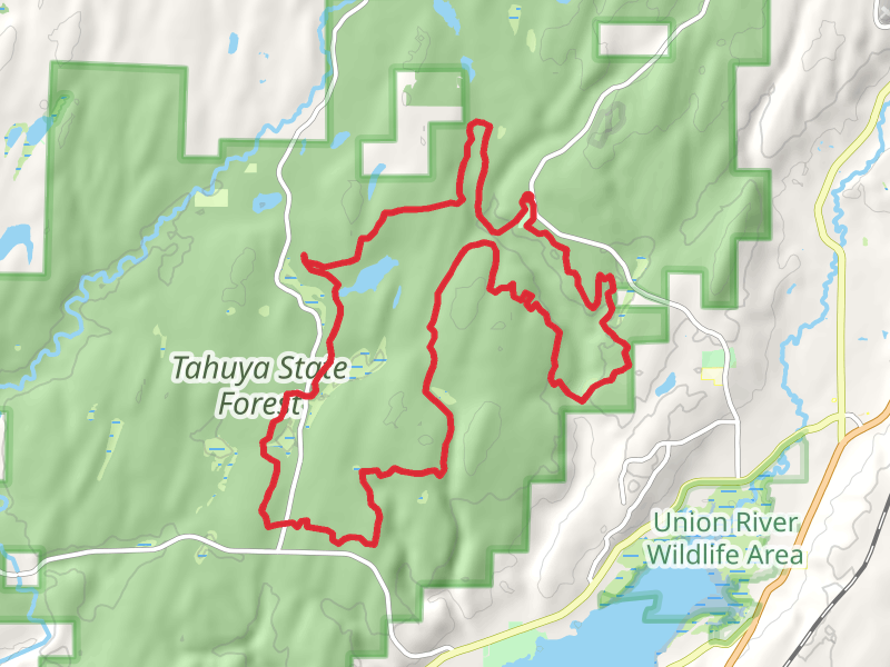 Tahuya River Trail, Mission Creek Trail and Overland Trail