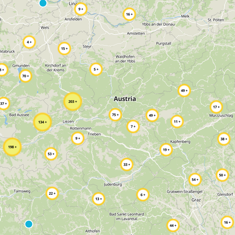 Bezirk Liezen Static Map