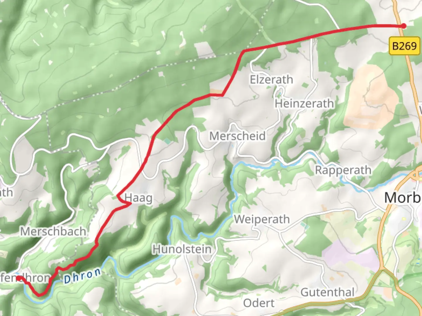 An image depicting the trail Gonzerath to Gräfendhron via Jakobsweg - Mainz - Bingen - Trier and its surrounding area.