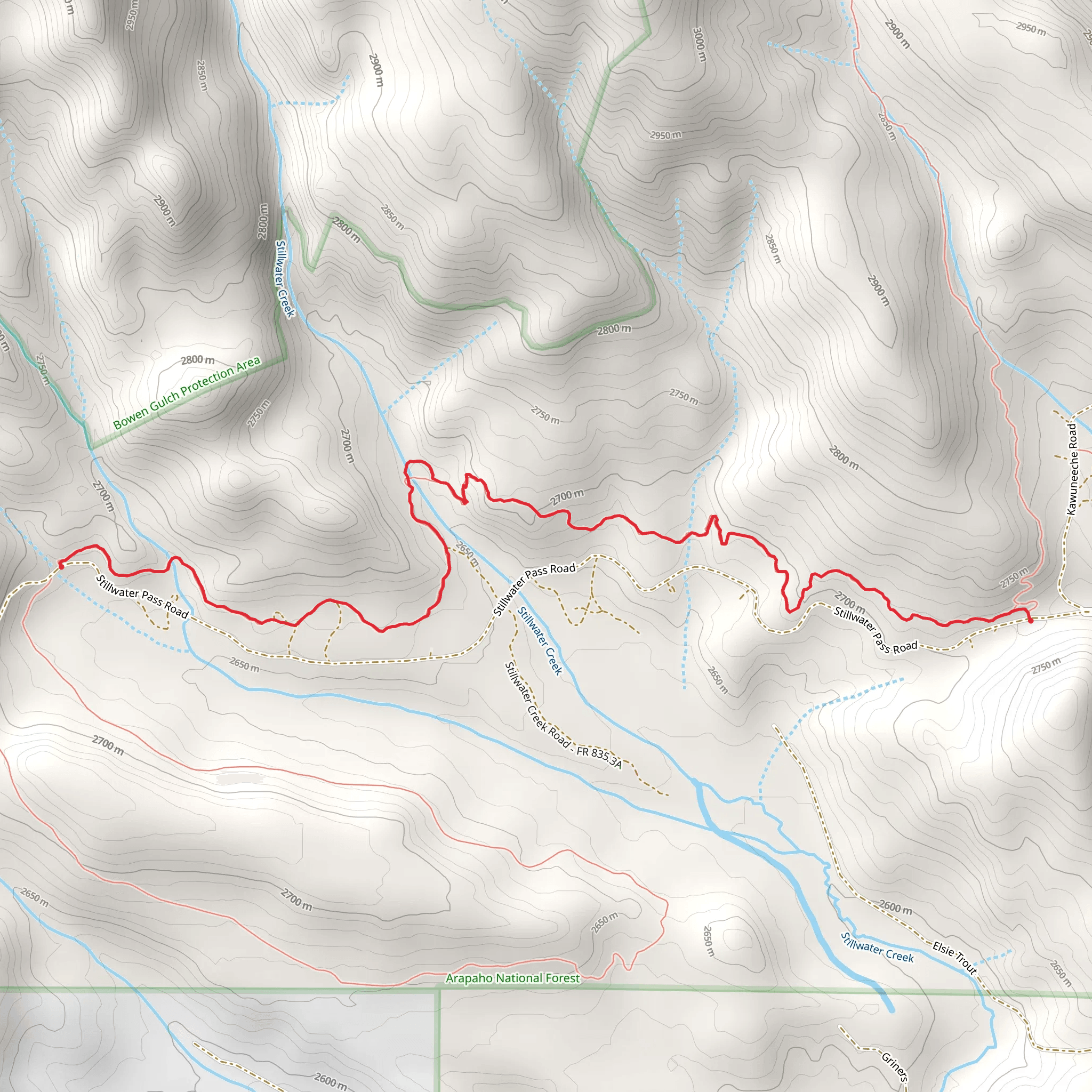 Spruce 'em Up Jack Trail mobile static map