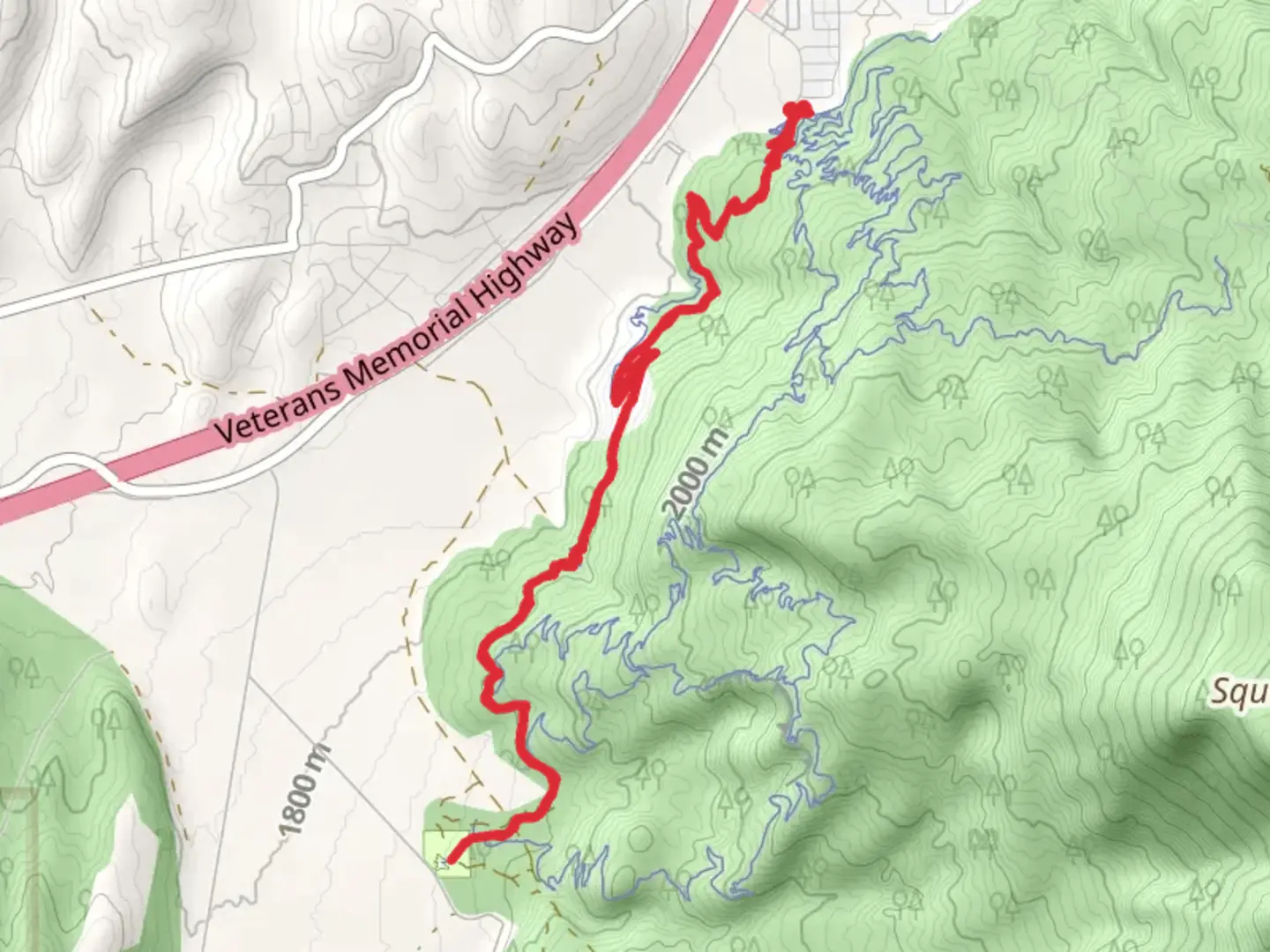An image depicting the trail Turnpike and its surrounding area.