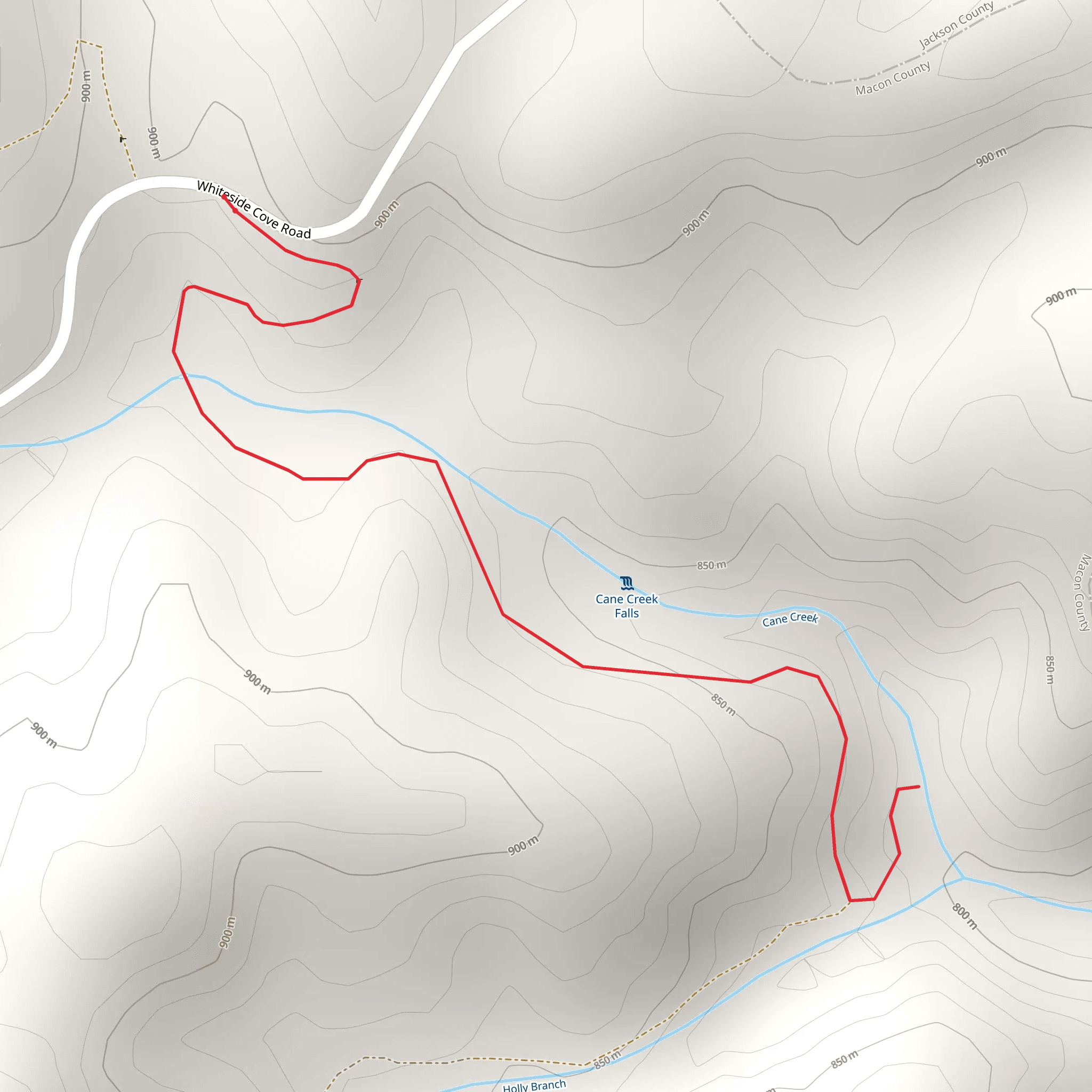 Cane Creek Walk mobile static map