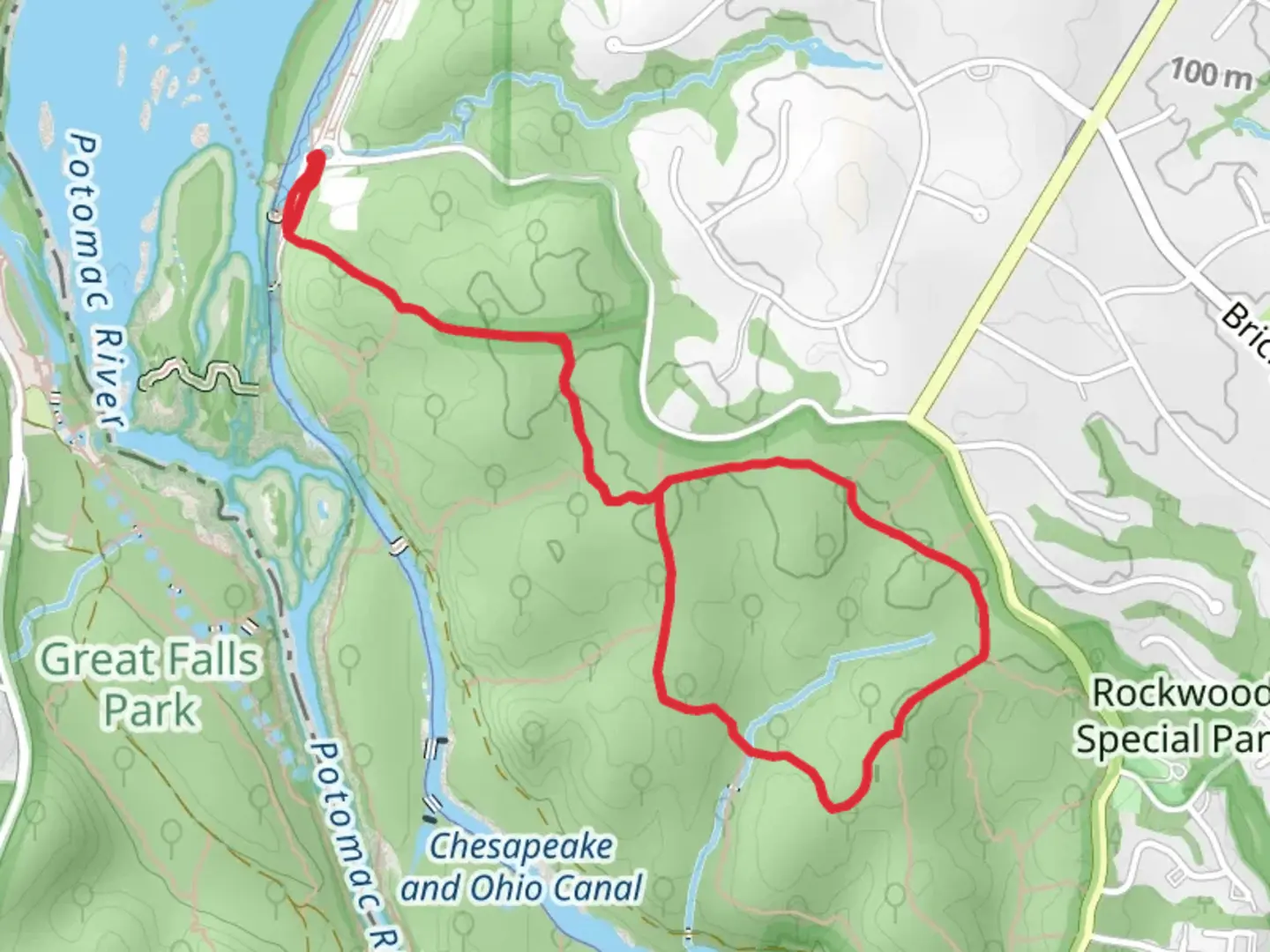 An image depicting the trail Gold Mine Loop and its surrounding area.