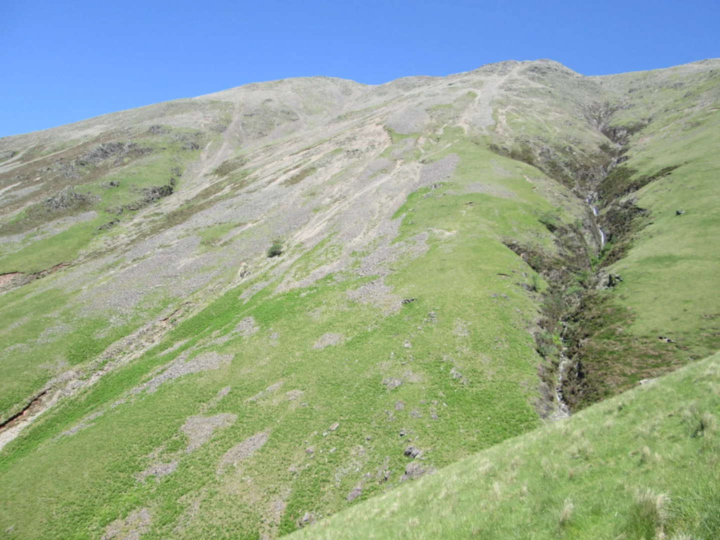 An image depicting the trail Great Gable, Kirk Fell and Wind Gap Loop - Row Head and its surrounding area.