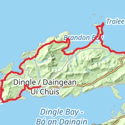 Dingle Way 7-Day Moderate Tour (Hillwalk Tours) mobile static map