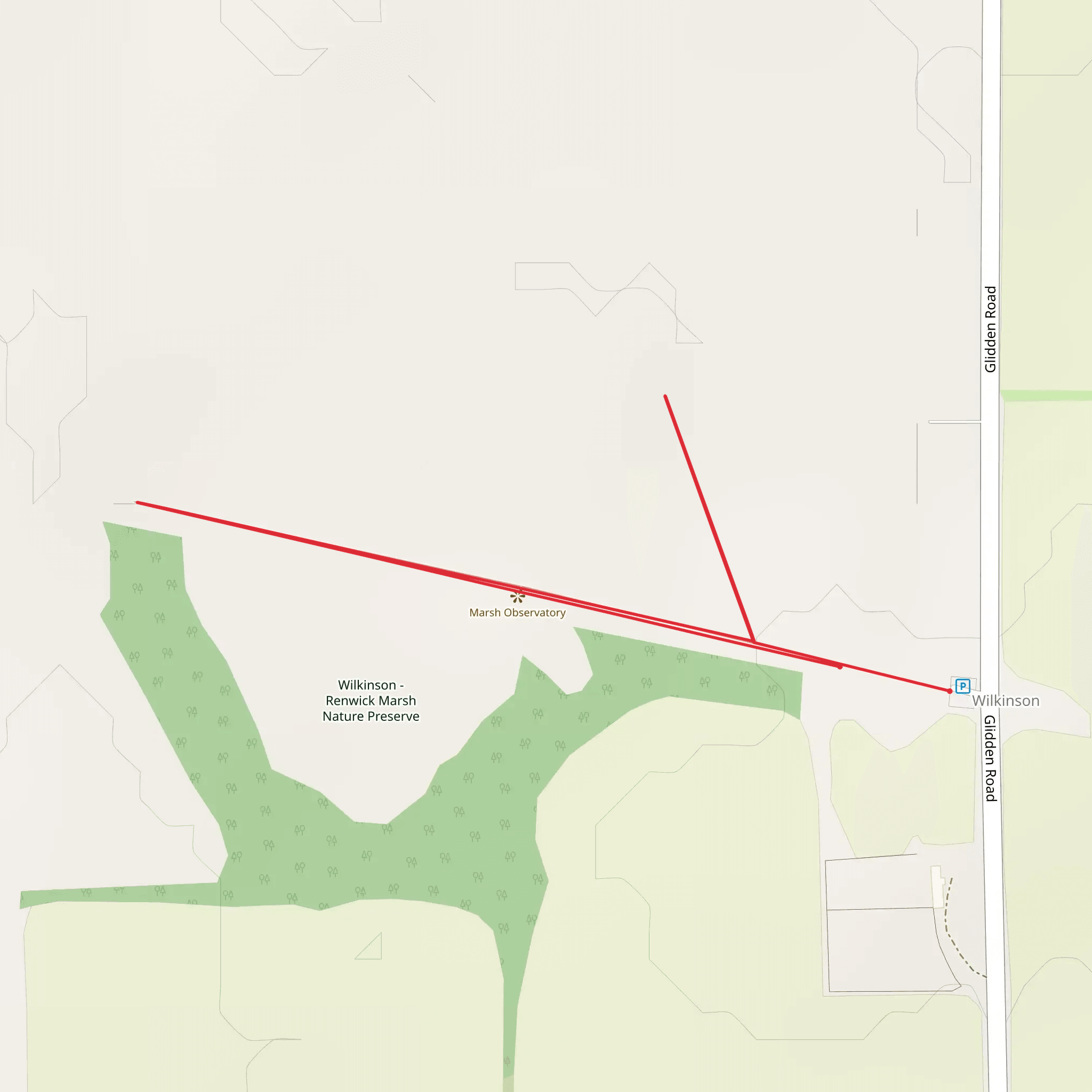 Glidden Road mobile static map