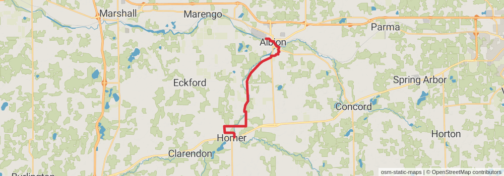 American Perimeter Trail - North Country Primary stage 34 Map