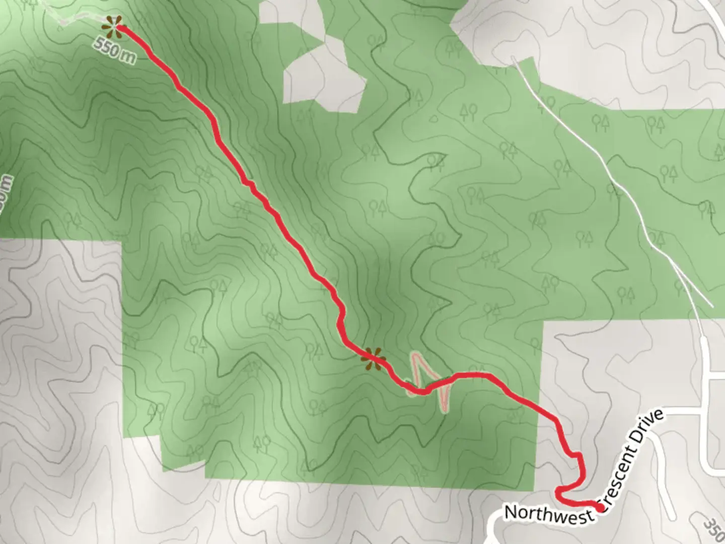An image depicting the trail Dollar Mountain Trail and its surrounding area.
