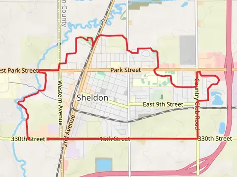 Floyd River, Hills Park and Sunrise Park Loop