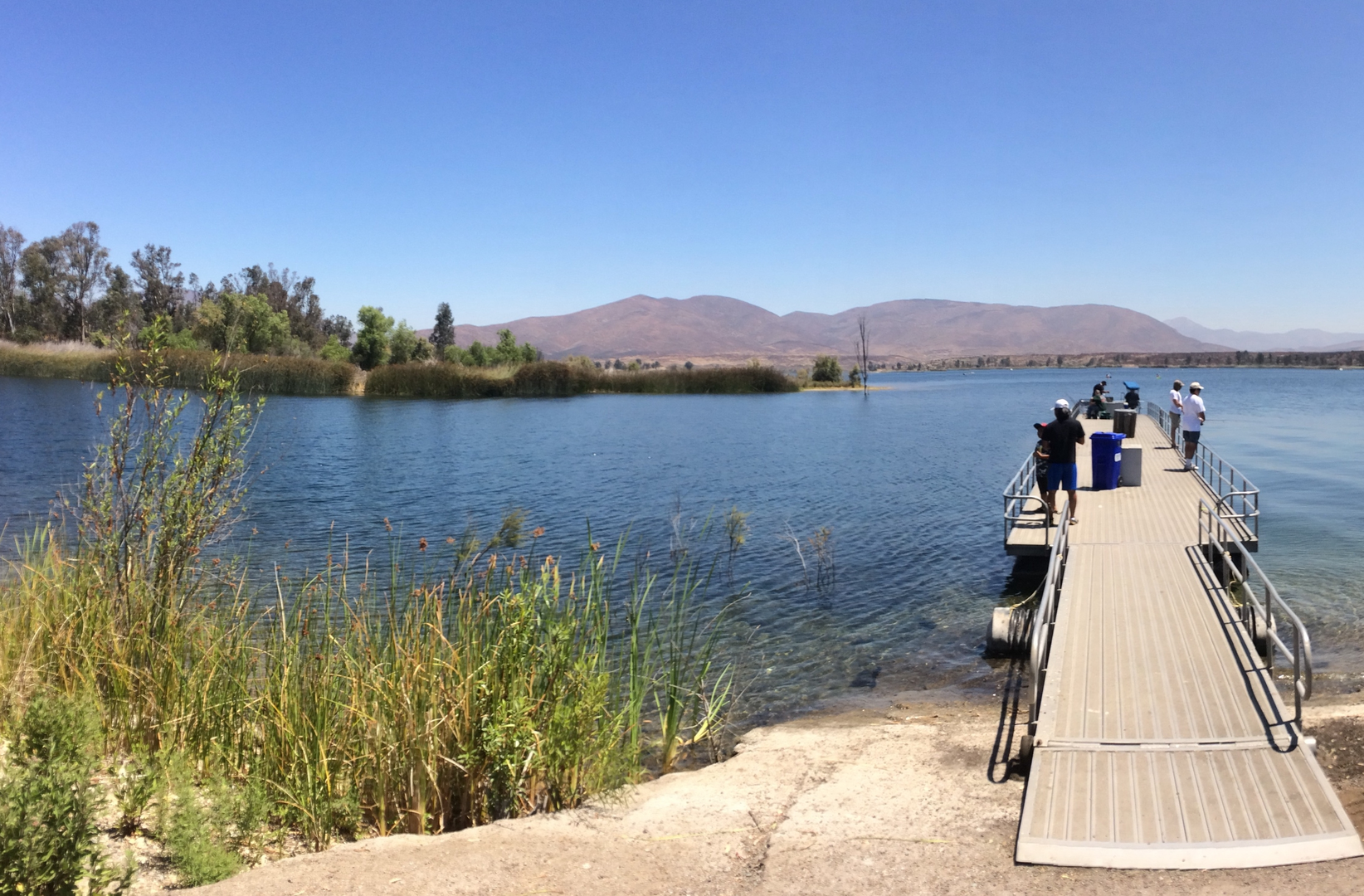 An image depicting the trail Lower Otay Reservoir North Shore Walk and its surrounding area.