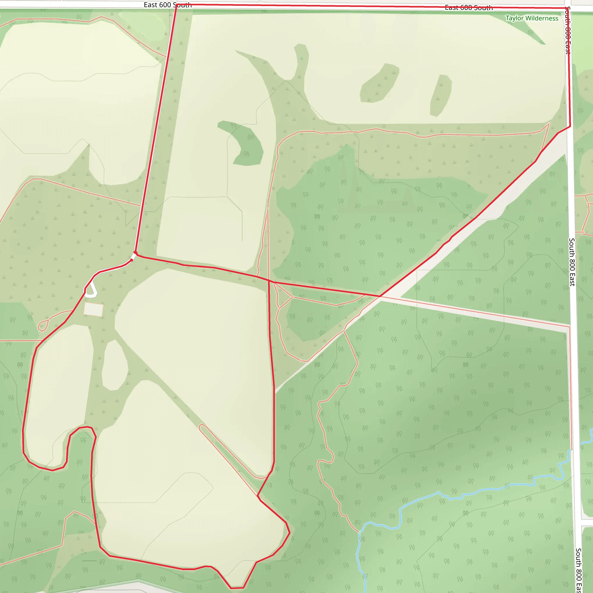 East 650 South Loop mobile static map