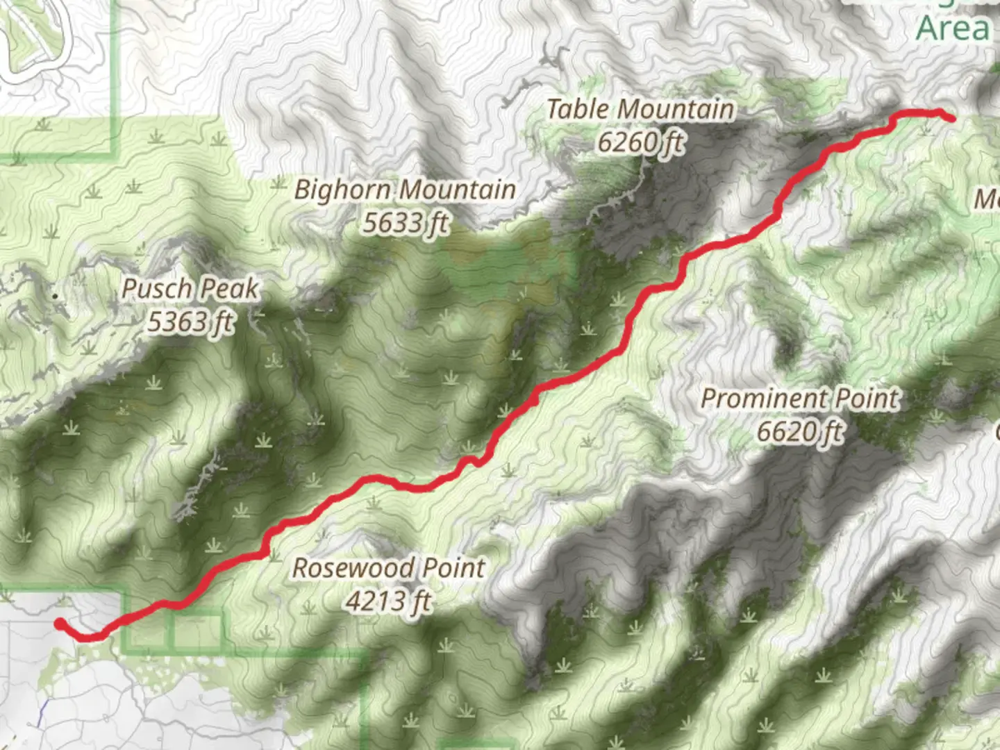 An image depicting the trail Pima Wash Creek and its surrounding area.