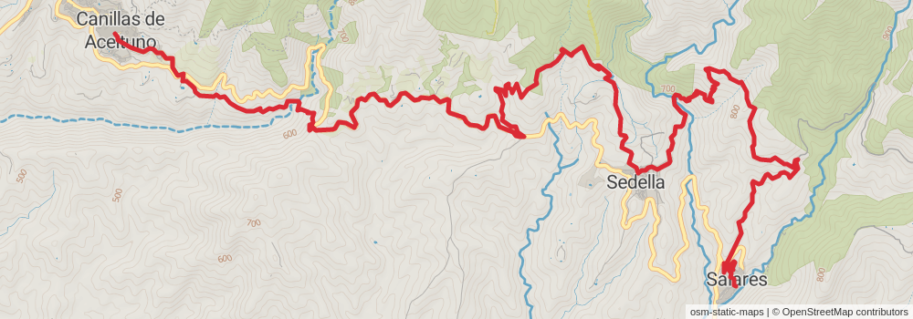 GR 249 Gran Senda de Málaga stage 9 Map