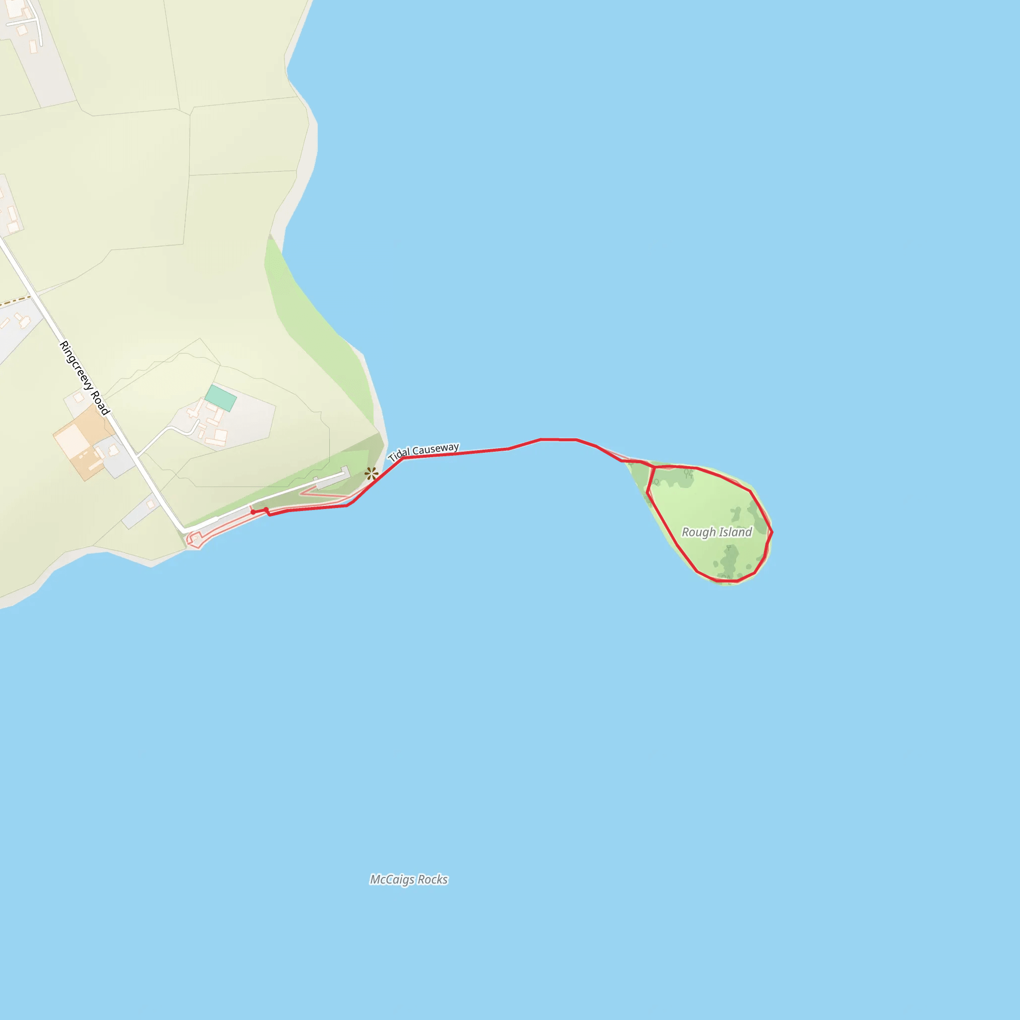 Island Hill - North Strangford Nature Reserve mobile static map