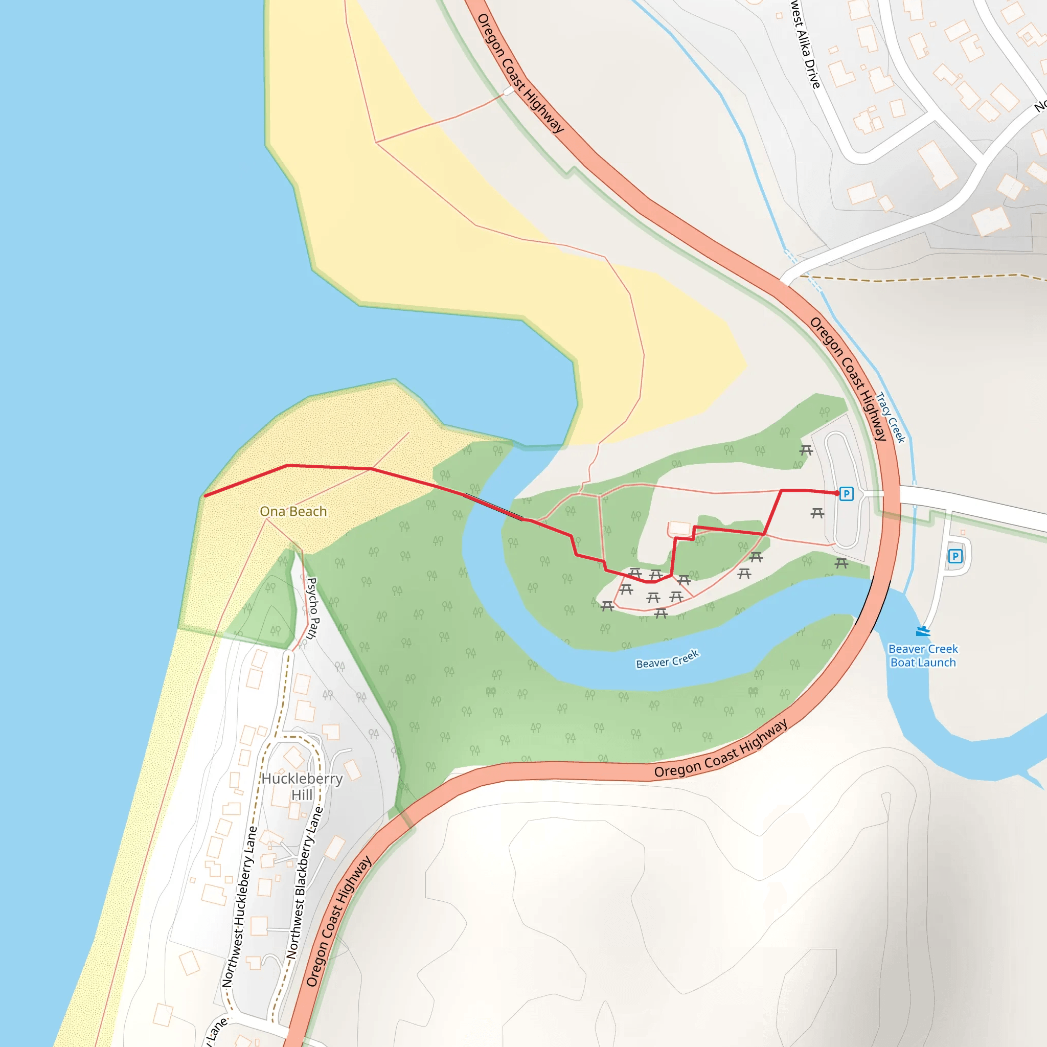 Beaver Creek mobile static map